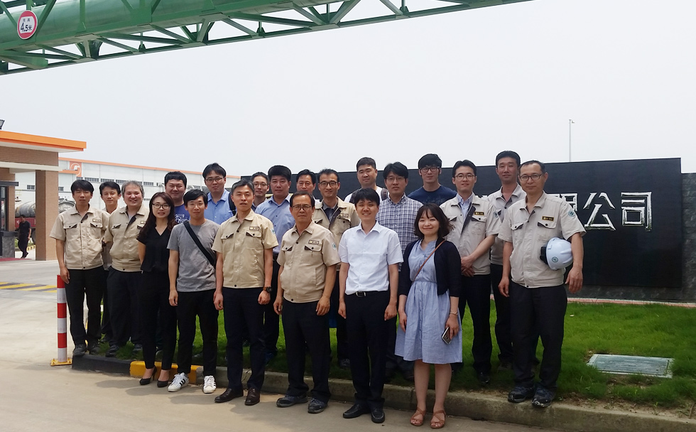 2016 Visit by executive staffs of Hankuk Paper